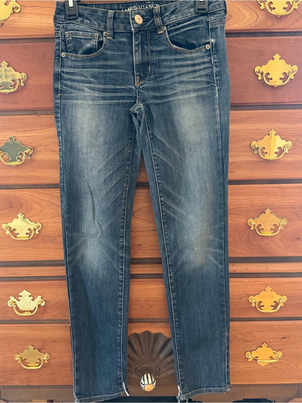 American Eagle Outfitters Navy Blue Women's Skinny Jeans
